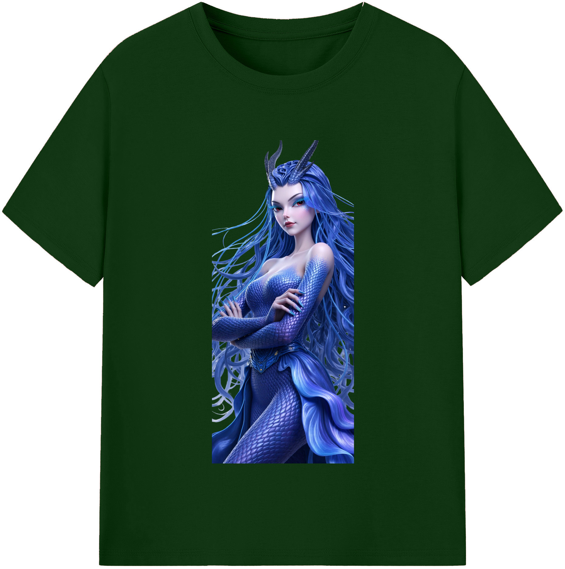 （画像用） Ne Zha 2 ナタ 魔童の大暴れ 綿100％半袖Tシャツ（フロントプリント）